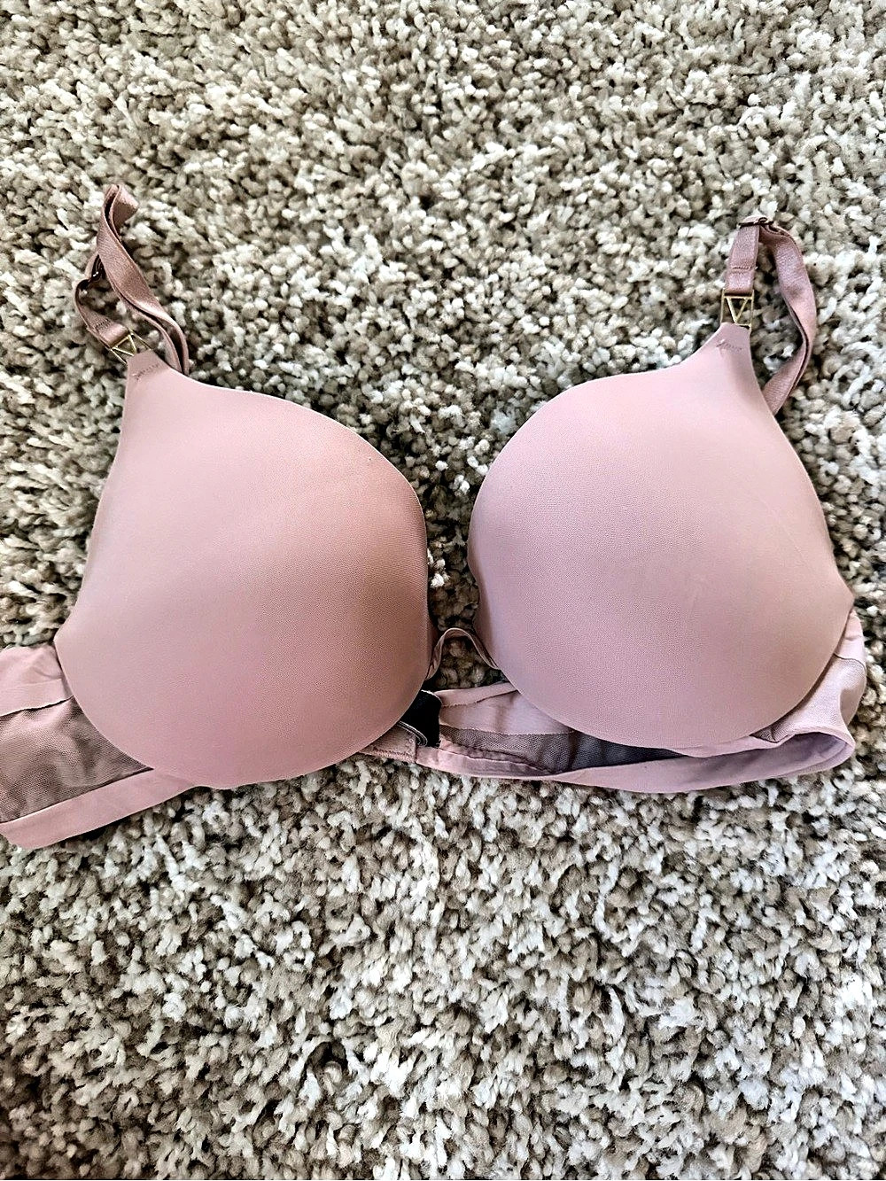 Victoria's Secret Love Cloud Smooth Push-Up Bra Pink 34C